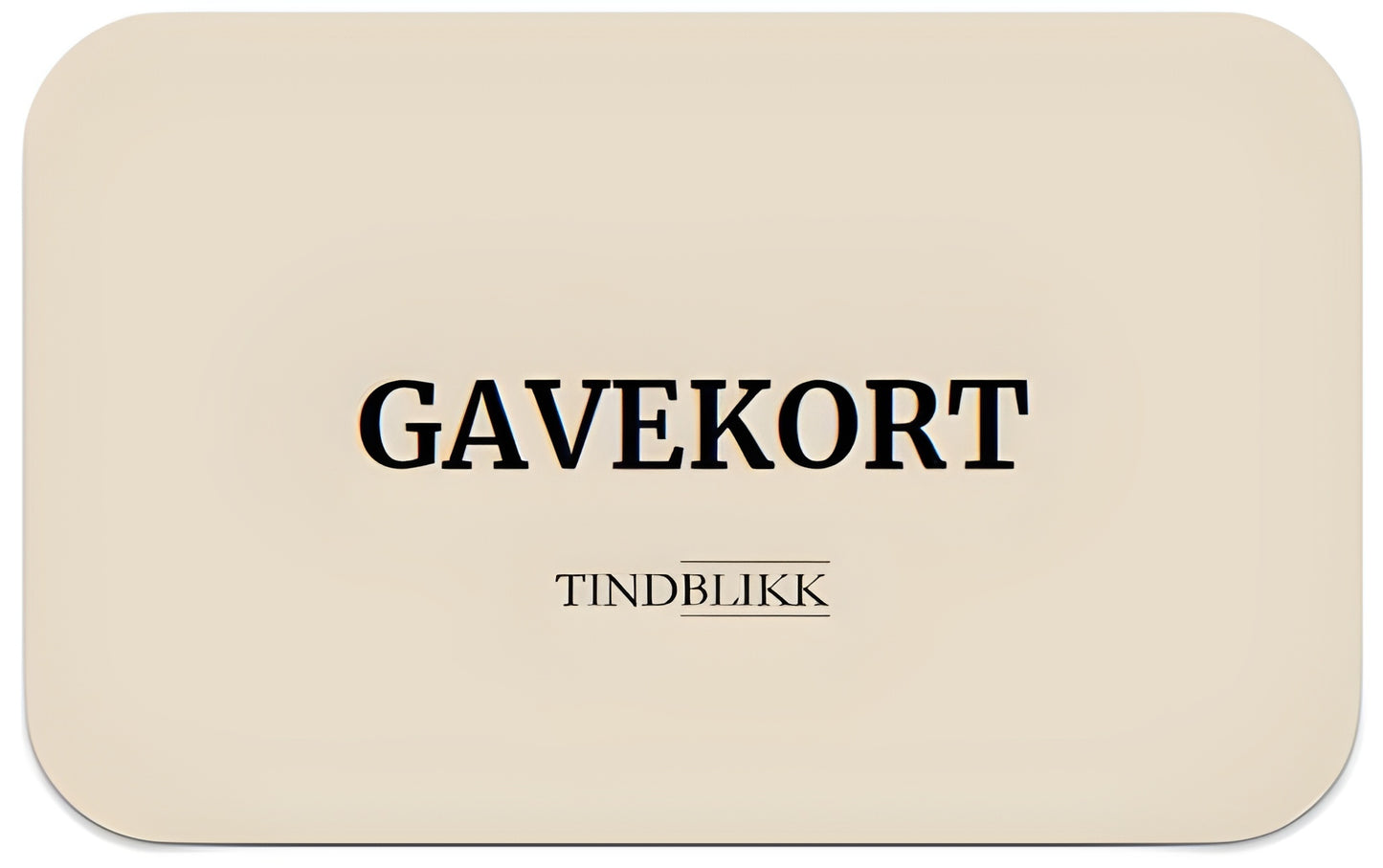 Gavekort